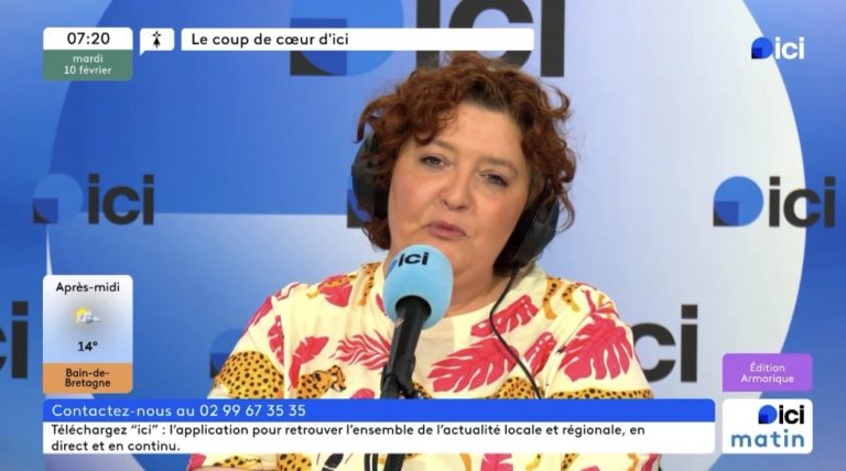 Le coup de cœur de Vanessa Lambert pour Mademoiselle Louise & les enfants terribles. ICI Matin, sur ICI Armorique et France 3 Bretagne — 10 février 2026.
