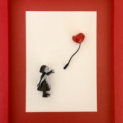 La petite fille au ballon de Banksy revisitée